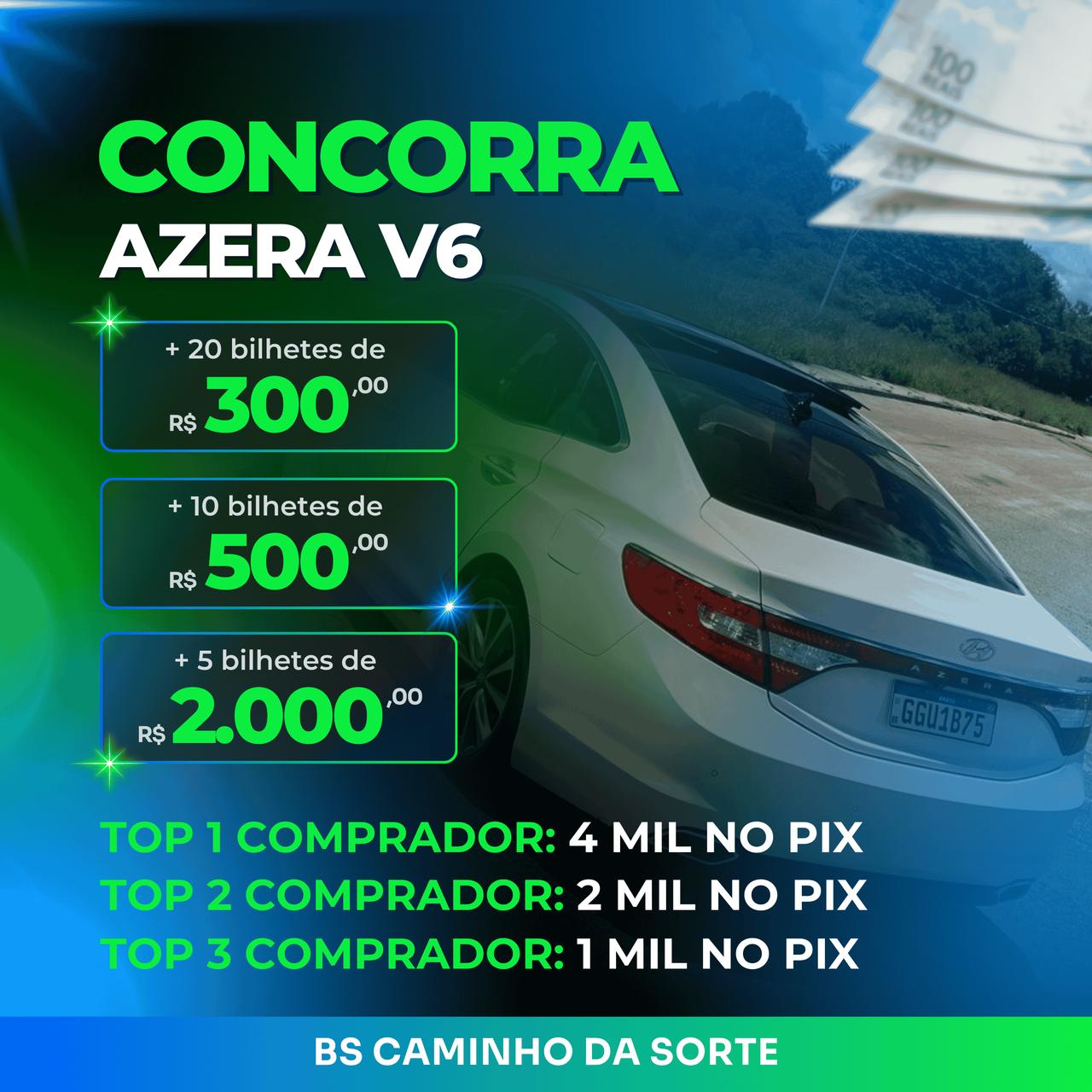Hyundai Azera V6 + Prêmios em Pix